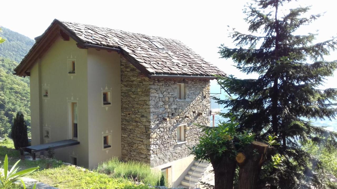 Prata Camportaccio B&B Sasso Bianco المظهر الخارجي الصورة